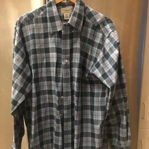 Nice large LL Bean US Navy Tartan long sleeve